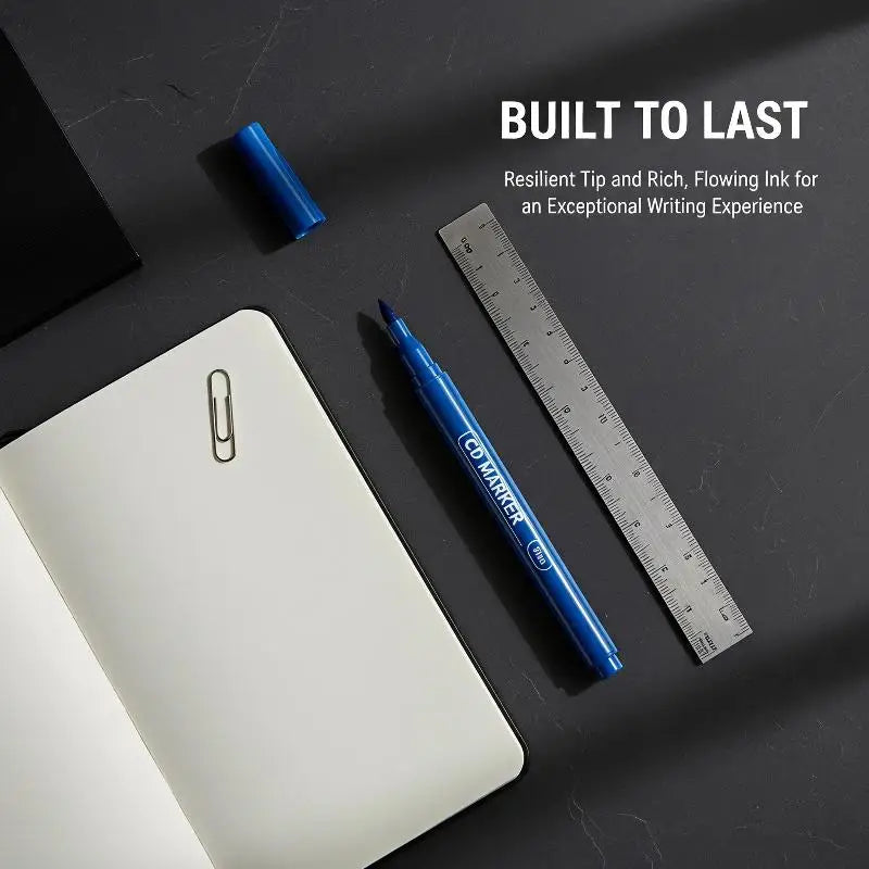 Dual Tip Permanent Markers – Waterproof Fast-Dry Ink, 3 Colors Permanent Marker Pen Babs