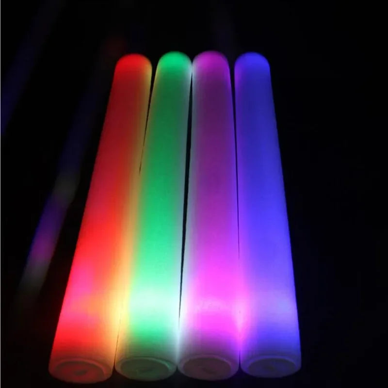 30Pcs LED Flashing Foam Glow Sticks for Parties & Weddings LED Party Glow Sticks Babs