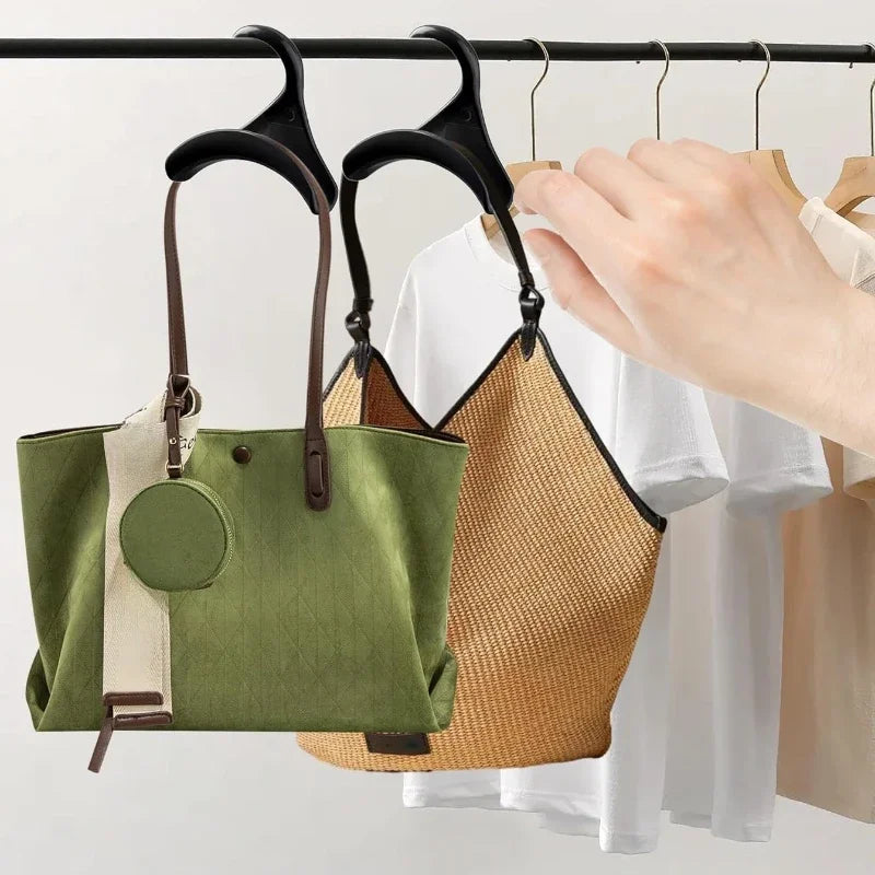 10-Pack Purse Hanger Hooks – Closet Bag Rack Organizer Closet Bag Organizer Babs