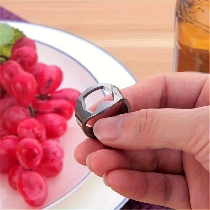 2-Pack Stainless Steel Finger Bottle Opener Set Bottle Opener Set Babs