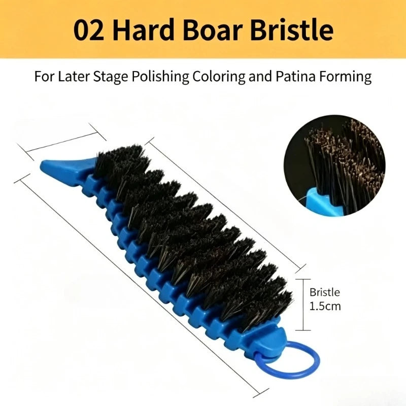 Foldable Fish Bead Polishing Brush – Boar & Nano Bristle Bead Polishing Brush Babs B
