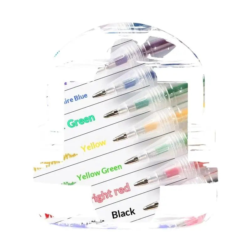Glitter Gel Pen Set 8/12/18 Colors – 1.2mm Shimmer Art Pens Glitter Gel Pen Set Babs
