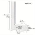 90° Knife Edge Square Ruler – Grade 1 Stainless Steel, 4 Sizes Precision Square Ruler Babs 100X63mm