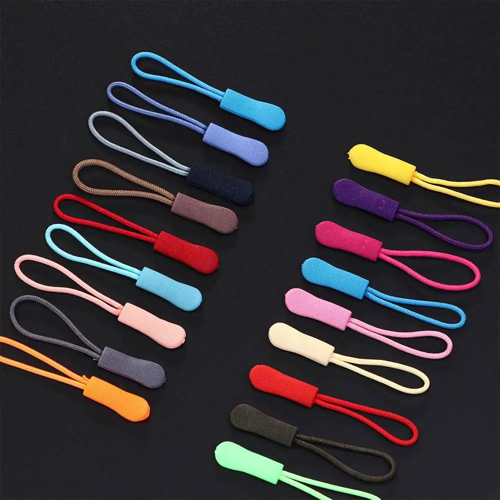 10pcs Zipper Puller Rope Buckles – Backpack, Tent & Travel Zipper Puller Set Babs