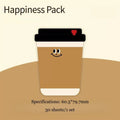 Coffee Pattern Sticky Note Pad – Self-Adhesive Memo Notepad Sticky Note Pad Babs 1Set