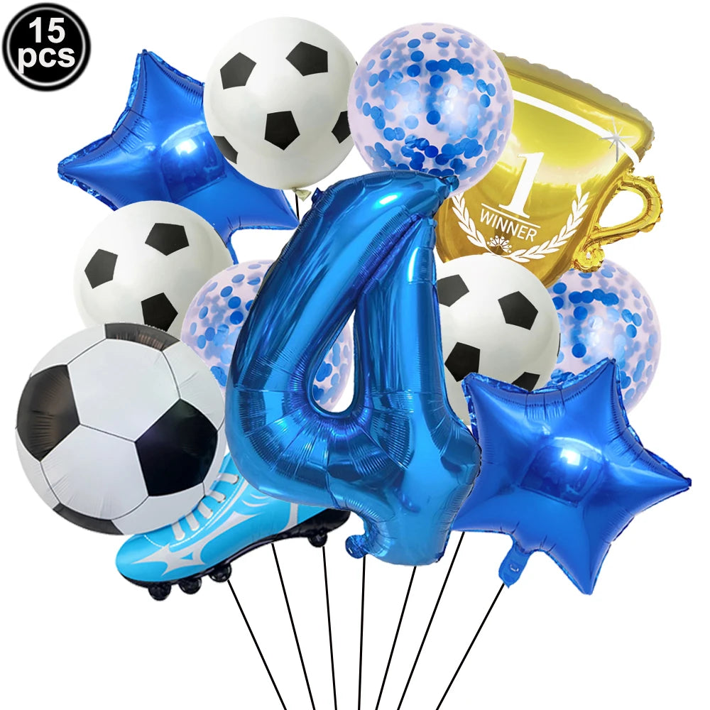 32" Soccer Ball Foil Balloon Set – Kids Birthday Party Decor