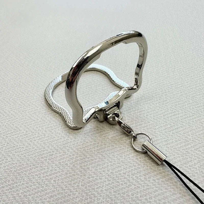 Cat Pendant Phone Lanyard & Foldable Desktop Stand Holder Phone Lanyard Stand Babs