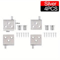 4Pcs Concealed Pivot Hinges – Invisible Cabinet Door Hardware Cabinet Pivot Hinges Babs 4Pcs