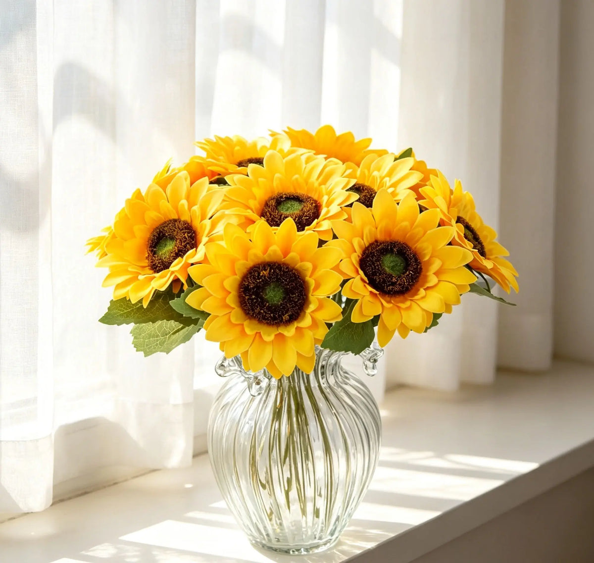 Silk Sunflower Artificial Flowers – Wedding, Home & Garden Decor Artificial Silk Flowers Babs