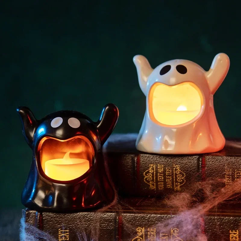 LED Ghost Candle Lamp – Halloween & Festival Party Decor LED Halloween Decor Babs
