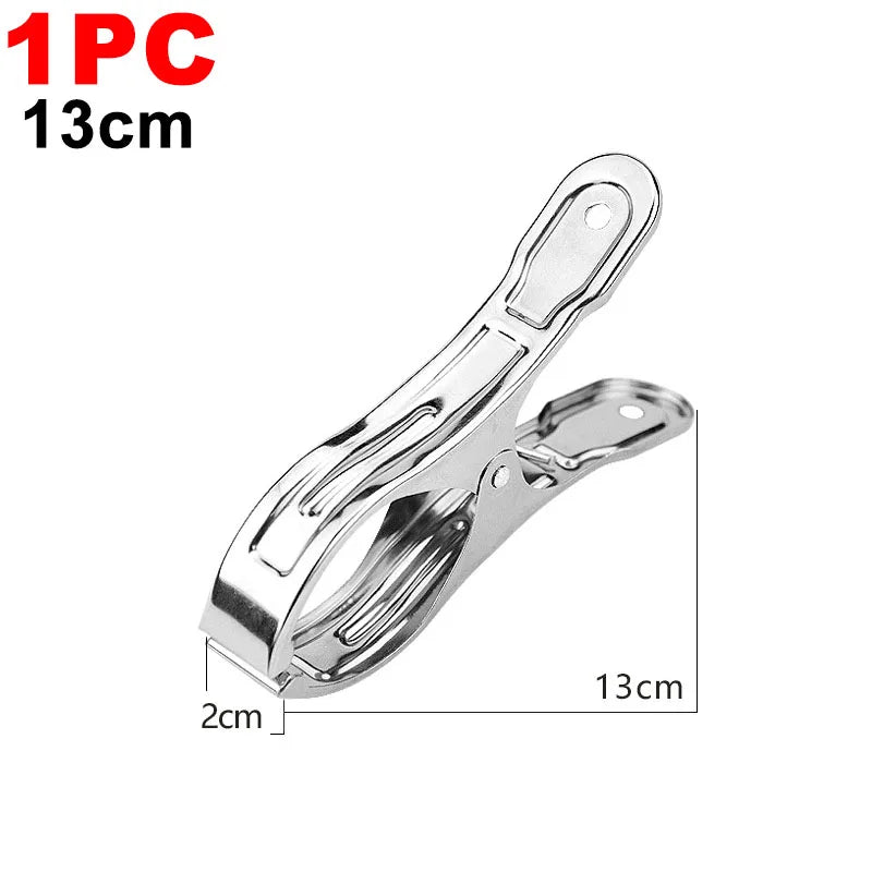 Stainless Steel Clothespins 100-Pack – Heavy-Duty Clothes Clips Clothes Pegs Babs 13CM-1PC