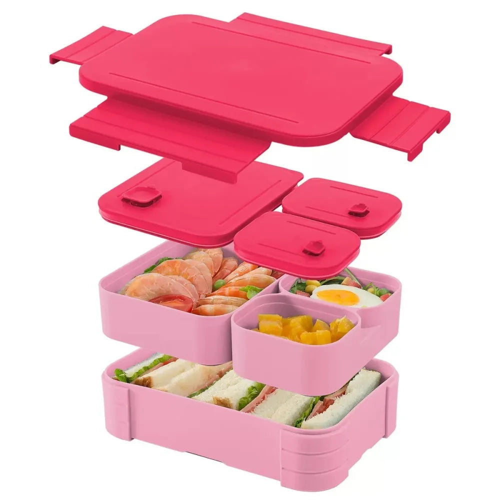 BPA-Free Leakproof Bento Lunch Box – 3-Compartment Meal Prep Bento Lunch Box Babs P