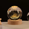 Saturn 3D Crystal Sphere Lamp – 6CM Galaxy Glass Ball Décor Decorative Sphere Lamp Babs 15-DQ 6x6CM