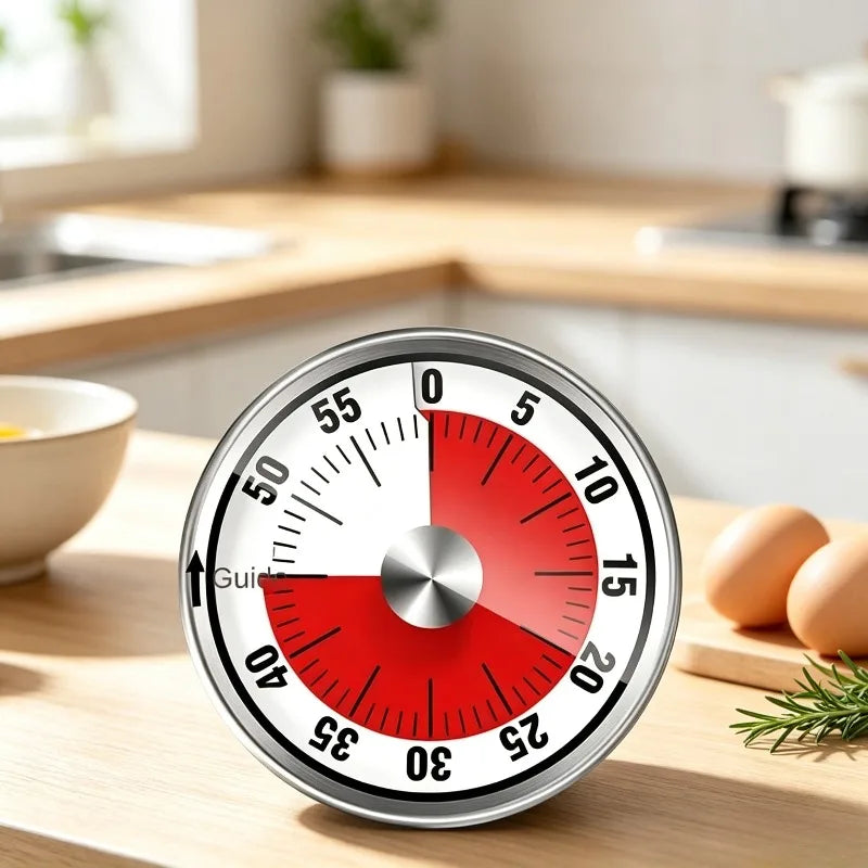 Mechanical Countdown Timer – 60 Min Kitchen & Classroom Mechanical Kitchen Timer Babs