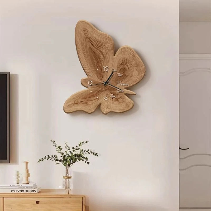 Nordic Minimalist Silent Wall Clock – Luxury Aesthetic Decor Silent Wall Clock Babs