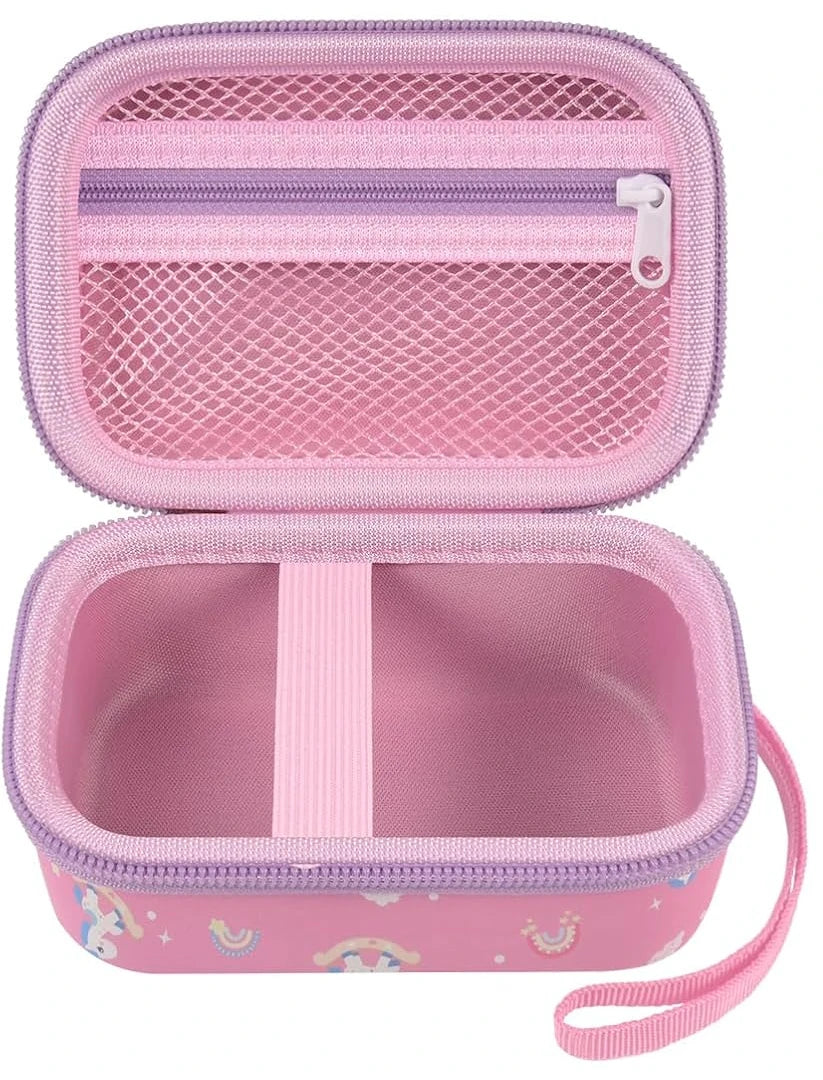 Kids Camera Case – Polyester Carrying Bag for Toy Cameras Kids Camera Bag Babs Pink