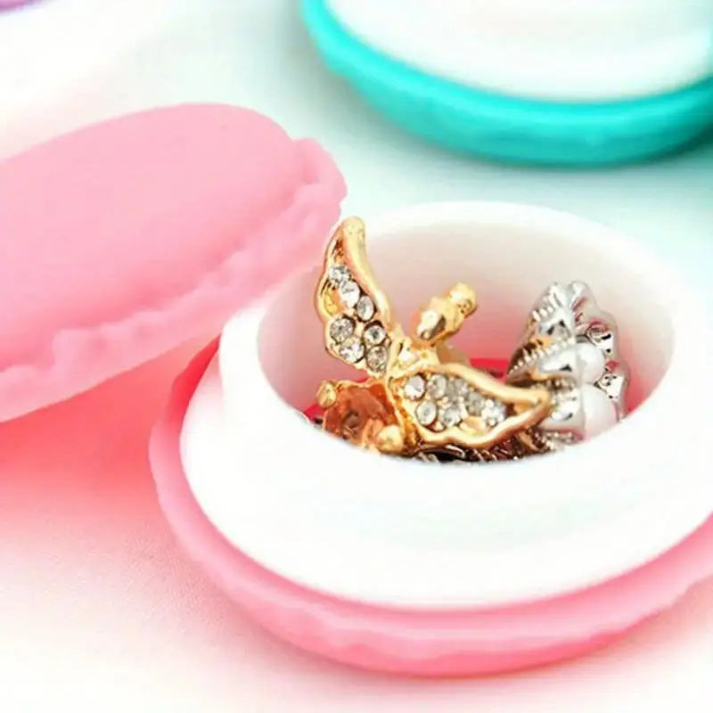 6-Color Macaron Storage Box | Mini Portable Jewelry Organizer Mini Storage Organizer Babs