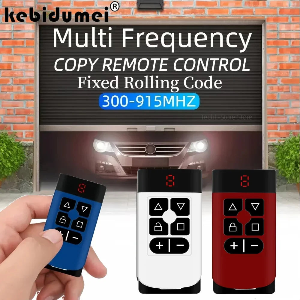 8-in-1 Universal Garage Remote Duplicator | 300–915MHz Remote Duplicator Babs