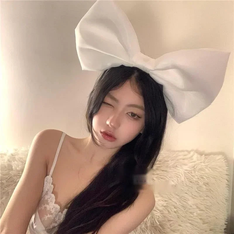 3D Oversized Bow Hair Hoop – Cute Fabric Headband for Women Bow Hair Headband Babs