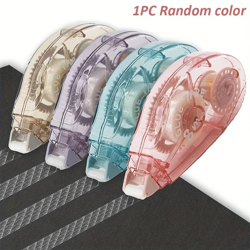 Double Sided Glue Tape Roller for Scrapbooking & Crafts 8m Craft Tape Roller Babs Random Color 1PC