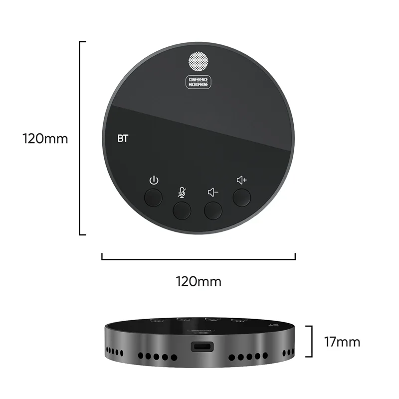 USB Conference Speakerphone – 360° Omnidirectional Mic & BT 5.0 Conference Speakerphone Babs