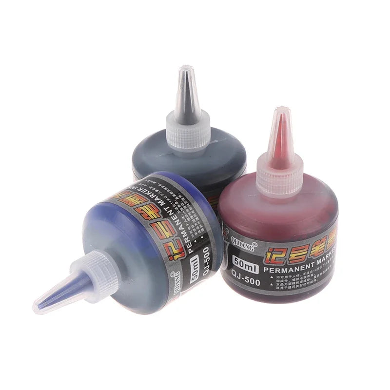50ml Permanent Quick-Dry Oily Marker Ink Refill | Universal Marker Ink Refill Babs