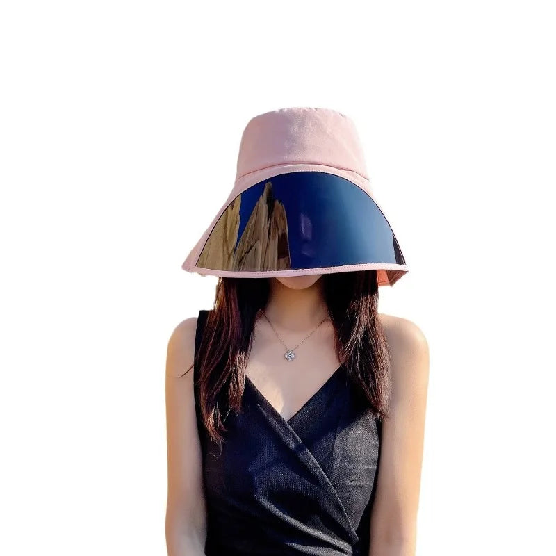 Wide Brim Full Face Bucket Hat – Women's Summer Sun Hat Wide Brim Sun Hat Babs