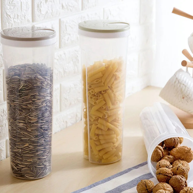 Airtight Pasta Storage Canister – Large Capacity, Food Grade Food Storage Canister Babs