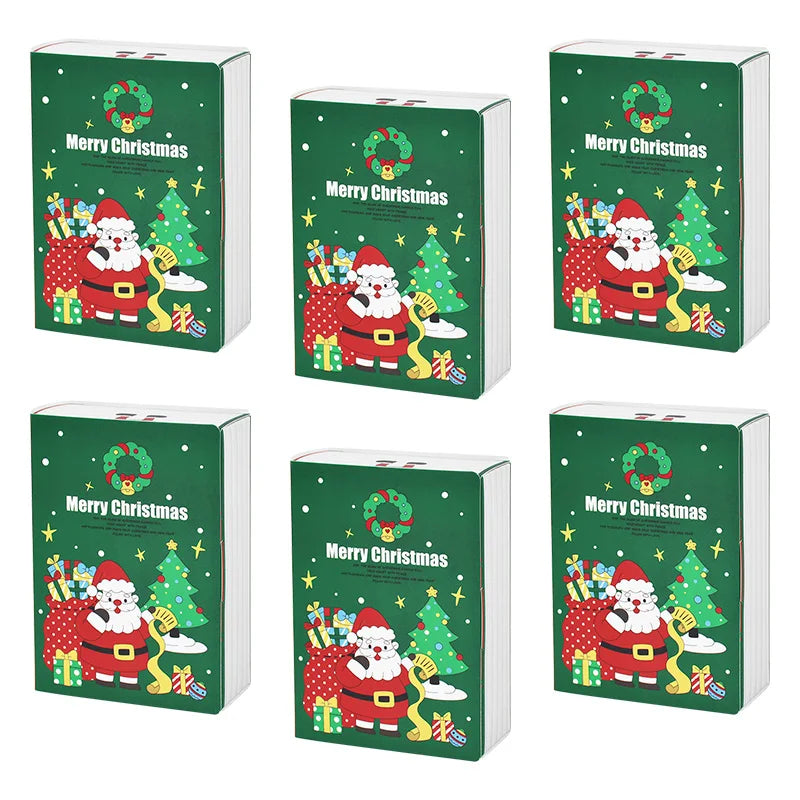 Book-Shaped Christmas Candy Gift Box – Santa Claus, 3/5 Pcs Christmas Gift Box Babs