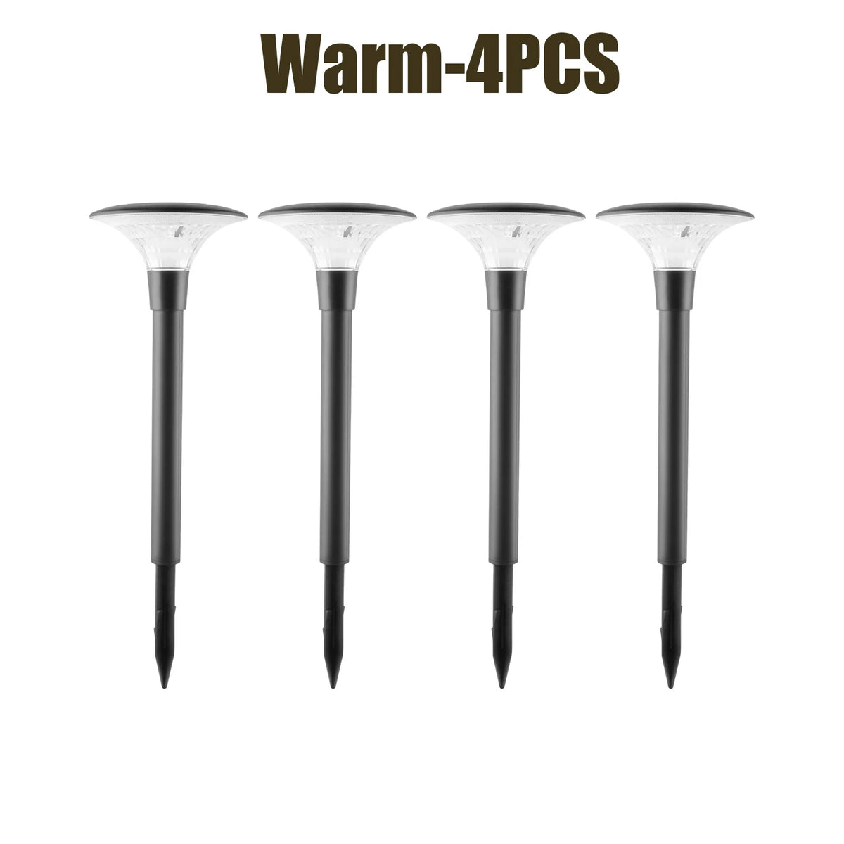 Solar Garden Stake Light – Outdoor Pathway Landscape Lawn Lamp Solar Stake Light Babs Warm 4PCS