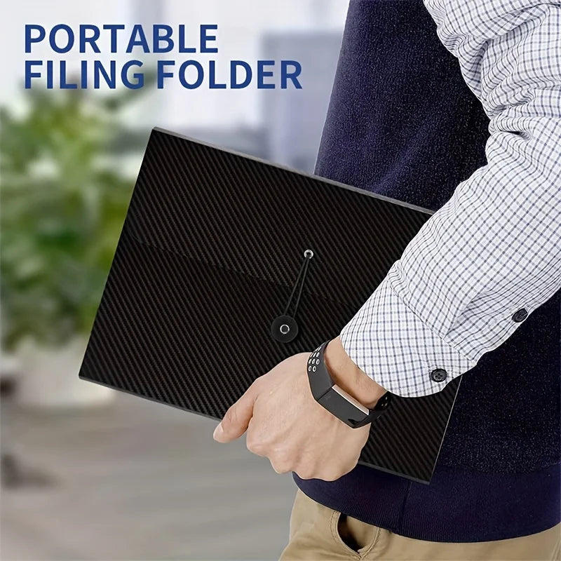 13-Pocket Accordion File Folder Organizer – A4 & Letter Size Accordion File Organizer Babs