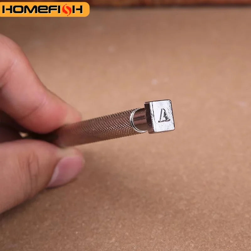 Zinc Alloy Alphabet & Number Stamp Punch Set | Leathercraft Leather Stamp Punch Set Babs