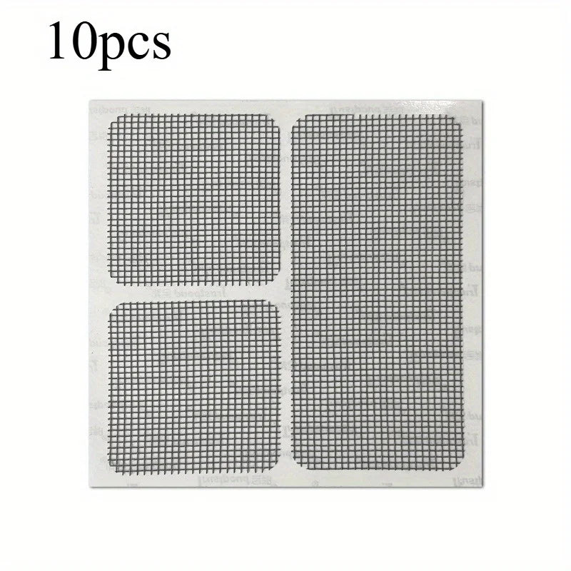 10-Pack Self-Adhesive Window Screen Repair Patch Kit Screen Repair Patch Babs 10pcs