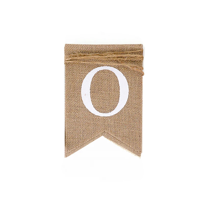 Burlap ONE Garland – First Birthday Banner & Photo Prop Birthday Party Banner Babs