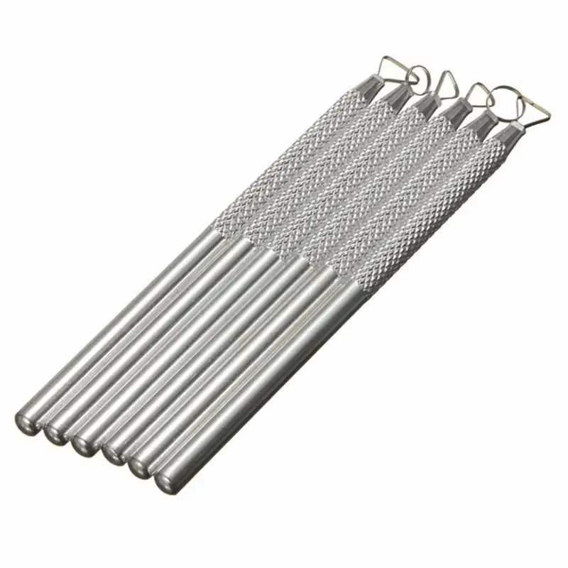 6-Piece Aluminum Clay Tool Set – Pottery, Sculpting & Carving Clay Sculpting Tools Babs