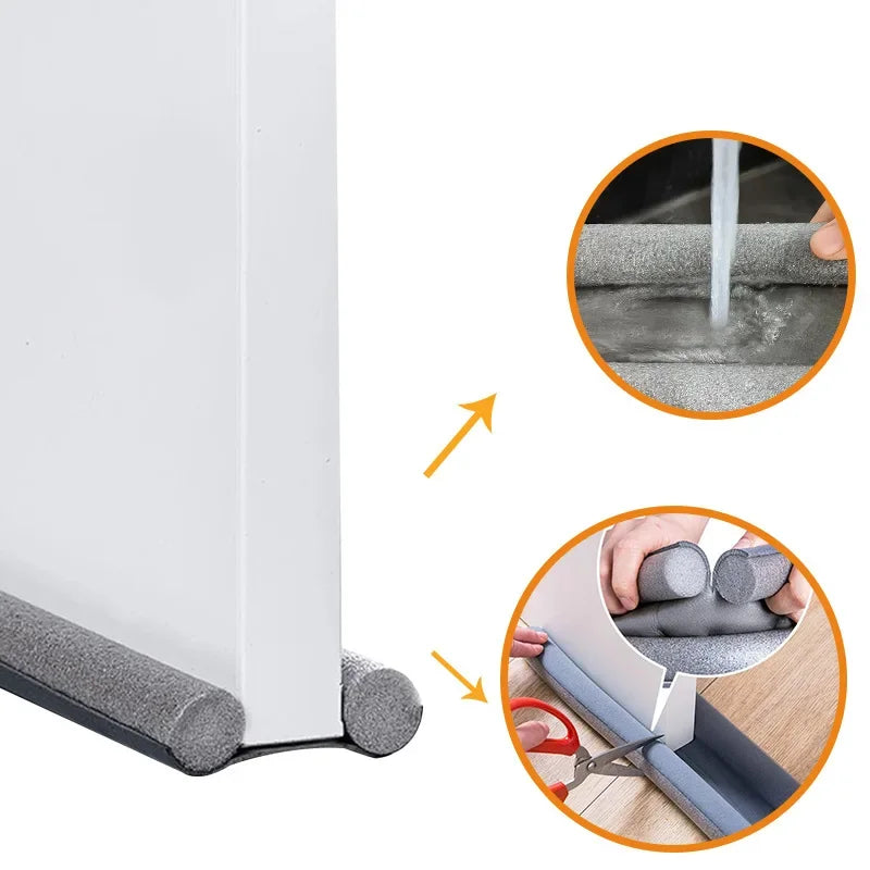 Flexible Door Bottom Seal Strip – Draft & Dust Blocker 93cm Door Weatherstrip Seal Babs