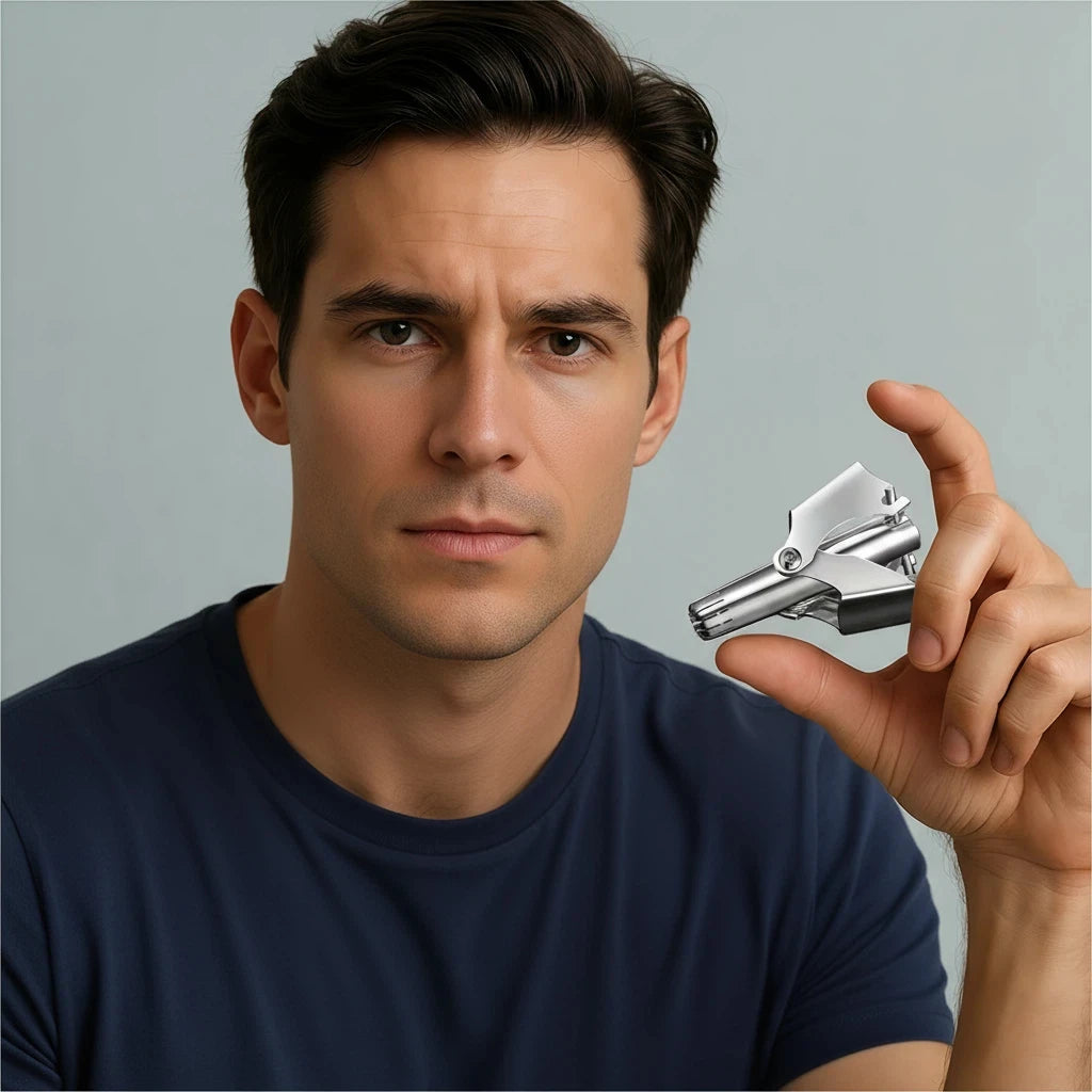 Manual Stainless Steel Nose Hair Trimmer for Men & Women Nose Hair Trimmer Babs