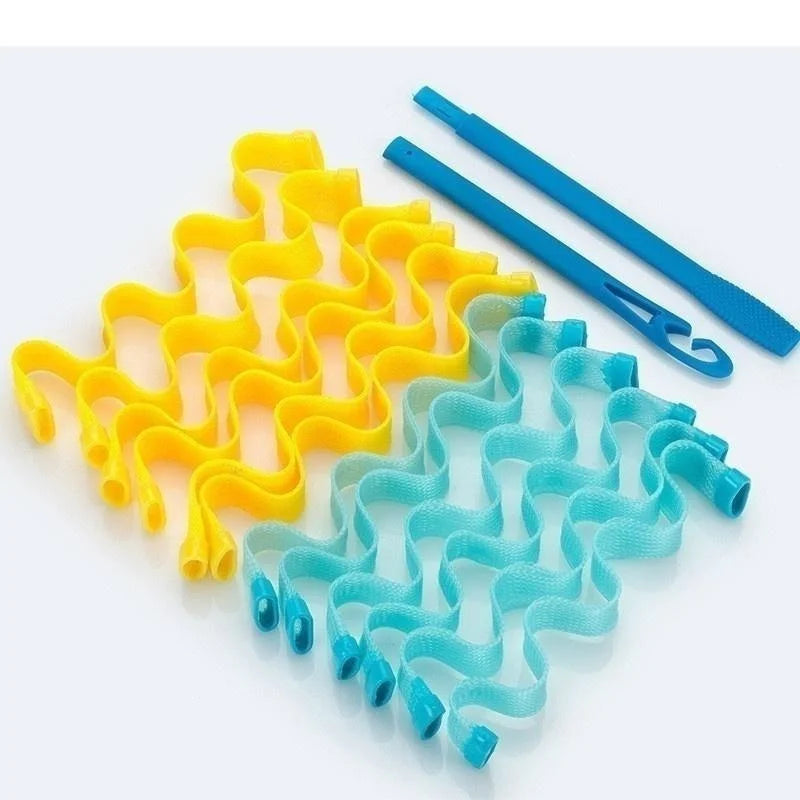 12pc Large Soft Hair Rollers Curlers DIY Salon Styling Set Hair Rollers Set Babs 12pcs