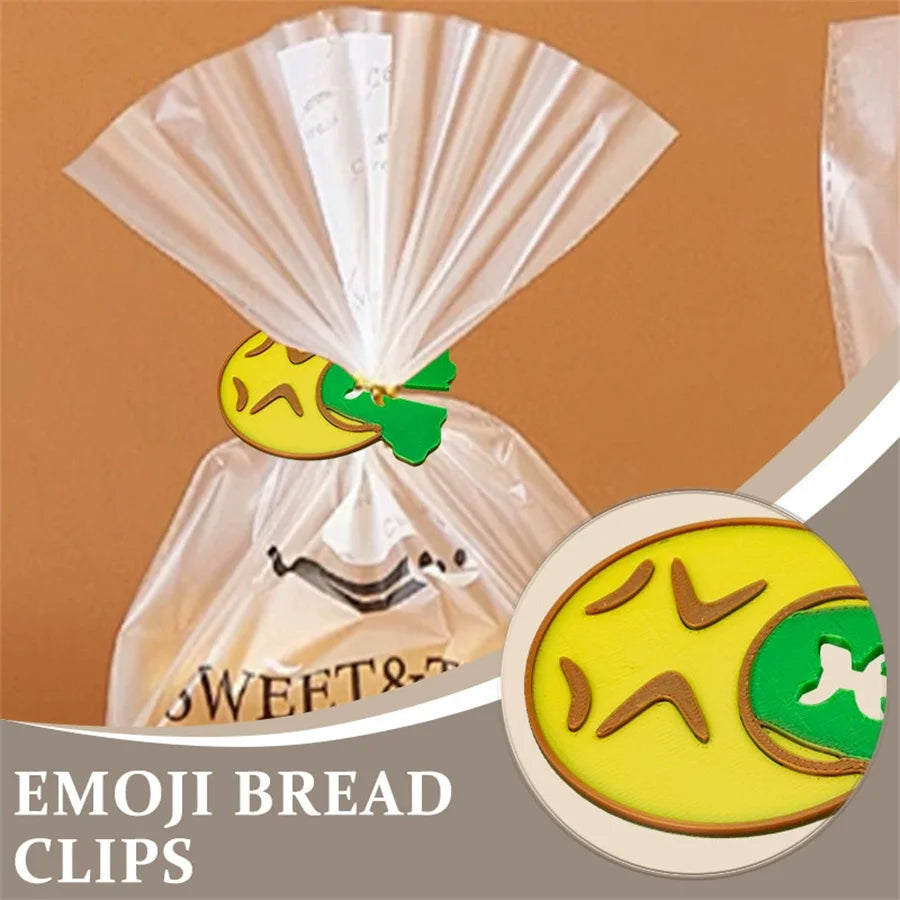Funny Emotion Food Sealing Clips – Moisture-Proof Bag Clips Food Sealing Clips Babs