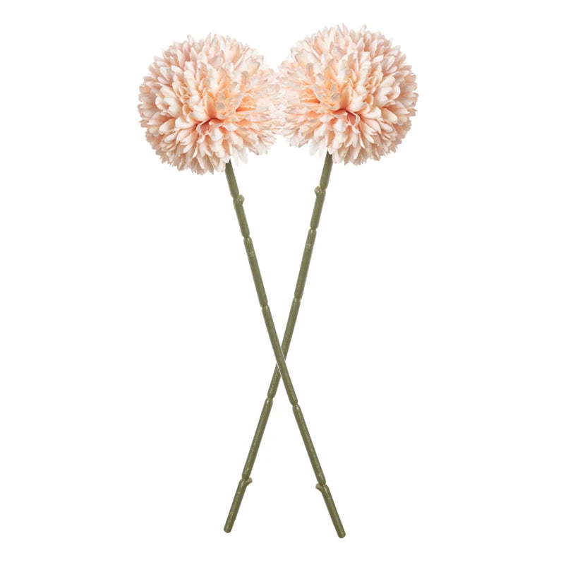 Silk Hydrangea Artificial Flowers – Wedding & Home Décor Artificial Flower Bouquet Babs Champagne 3pcs