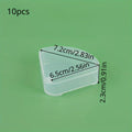 Triangle Powder Puff Storage Case – Dustproof, Transparent (5/10pc) Cosmetic Storage Case Babs 10pcs