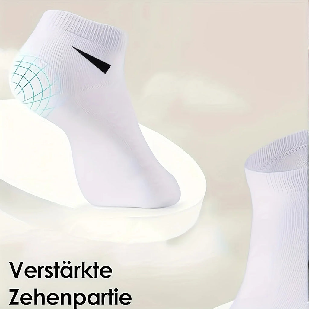 Unisex Low Cut Invisible Socks – Moisture Wicking | 6 & 12 Pack Invisible Ankle Socks Babs