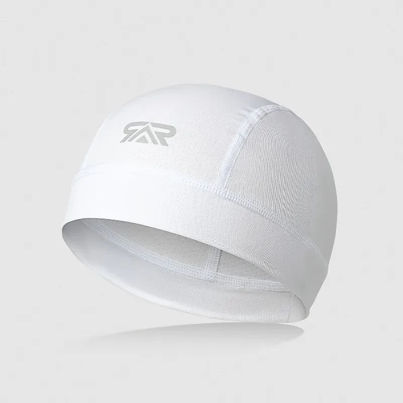 Moisture-Wicking Skull Cap – Breathable Cycling Hat Unisex Cycling Skull Cap Babs WHITE