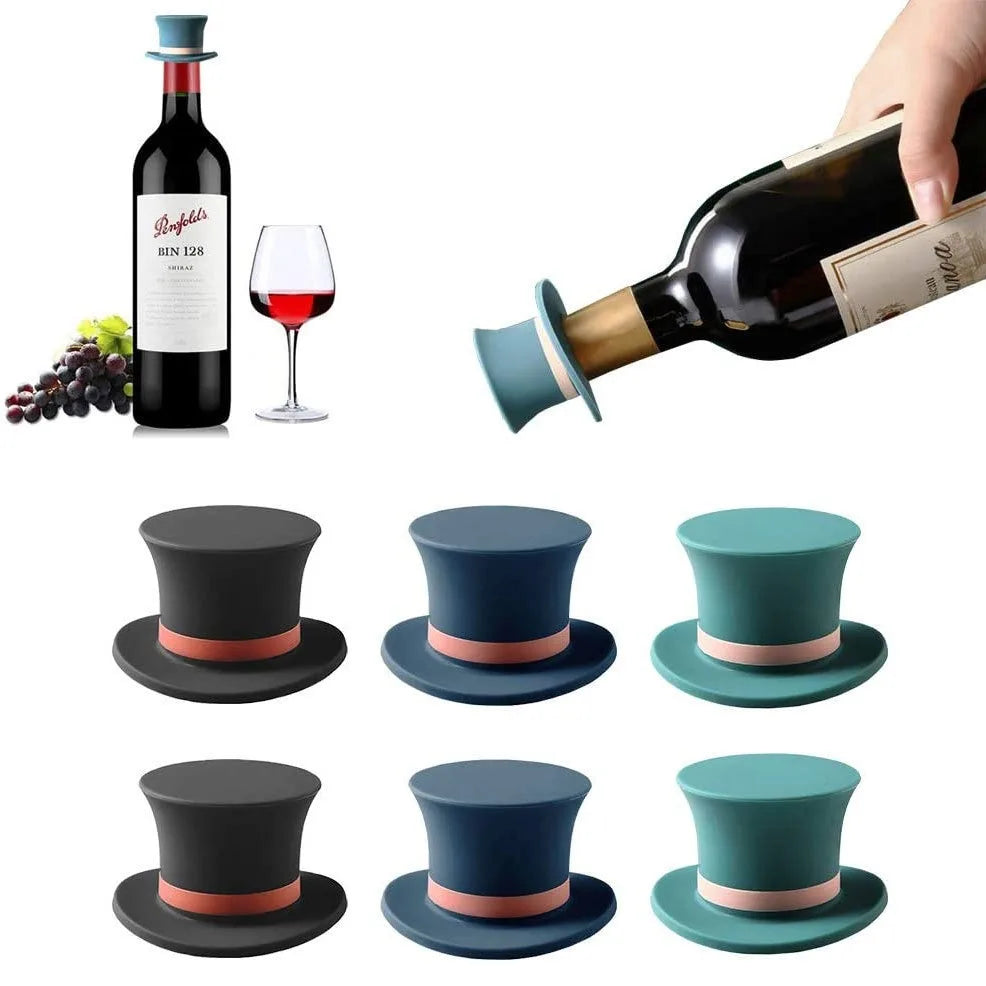 Silicone Wine & Olive Oil Bottle Stoppers – Eco-Friendly Silicone Bottle Stopper Babs