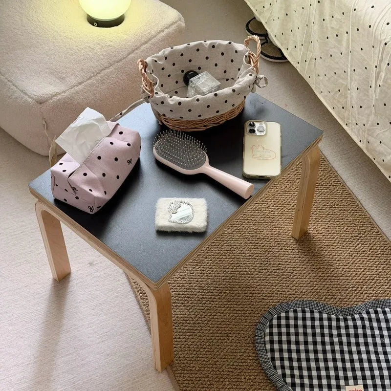 Modern Minimalist Wooden Coffee Table – Oak Side Table Wooden Coffee Table Babs