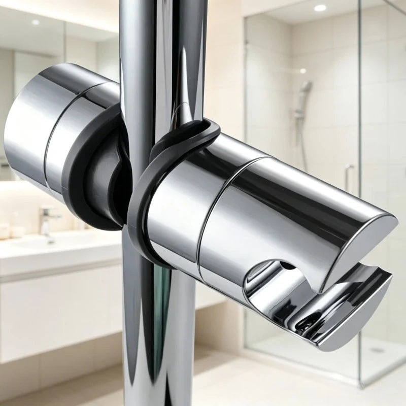 Adjustable Shower Head Holder Universal Angle Bracket ABS Shower Head Holder Babs