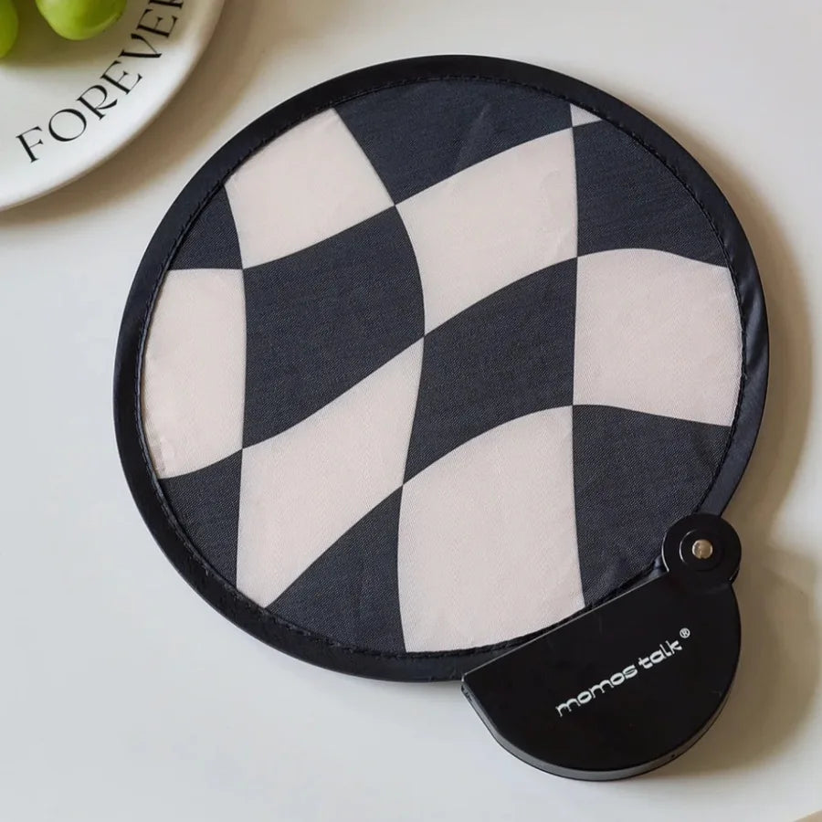 Portable Folding Hand Fan with Storage Bag | Summer Outdoor Folding Hand Fan Babs