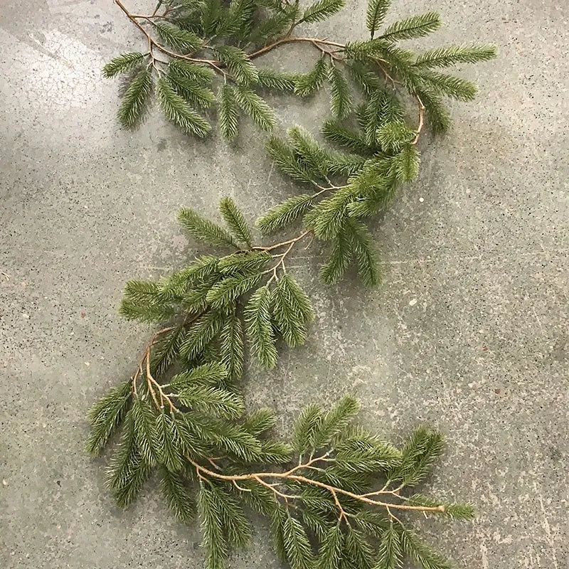 Artificial Pine Garland Wreath 180CM – Christmas Arch Decor Christmas Garland Wreath Babs color 1 180CM
