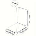 Acrylic Bookend Stand – Desktop Bookshelf & Storage Rack Acrylic Bookend Stand Babs Clear