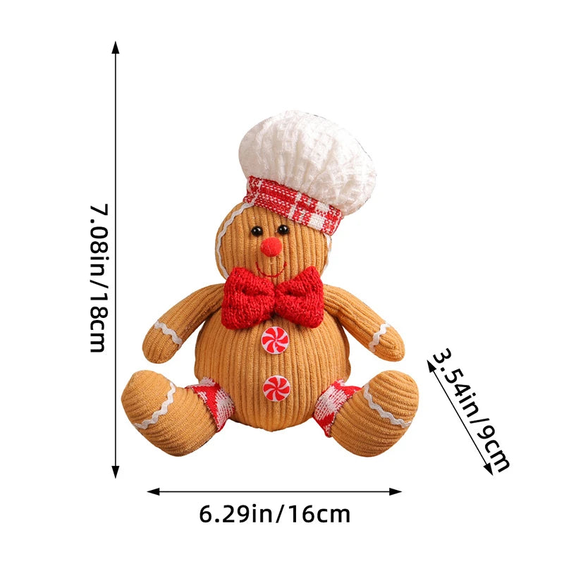 Christmas Gingerbread Man Ornament – Xmas Tree Hanging Pendant Christmas Tree Ornament Babs A